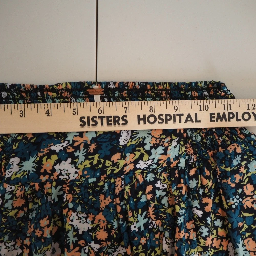 Free People Pretty Dayz 2‎ Pc Maxi Skirt Set XS Dainty Floral Boho Festival